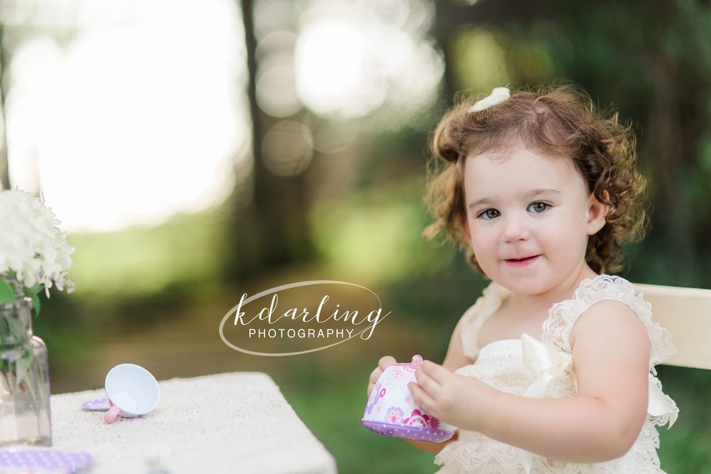 Tea for Two 2nd birthday photo session
