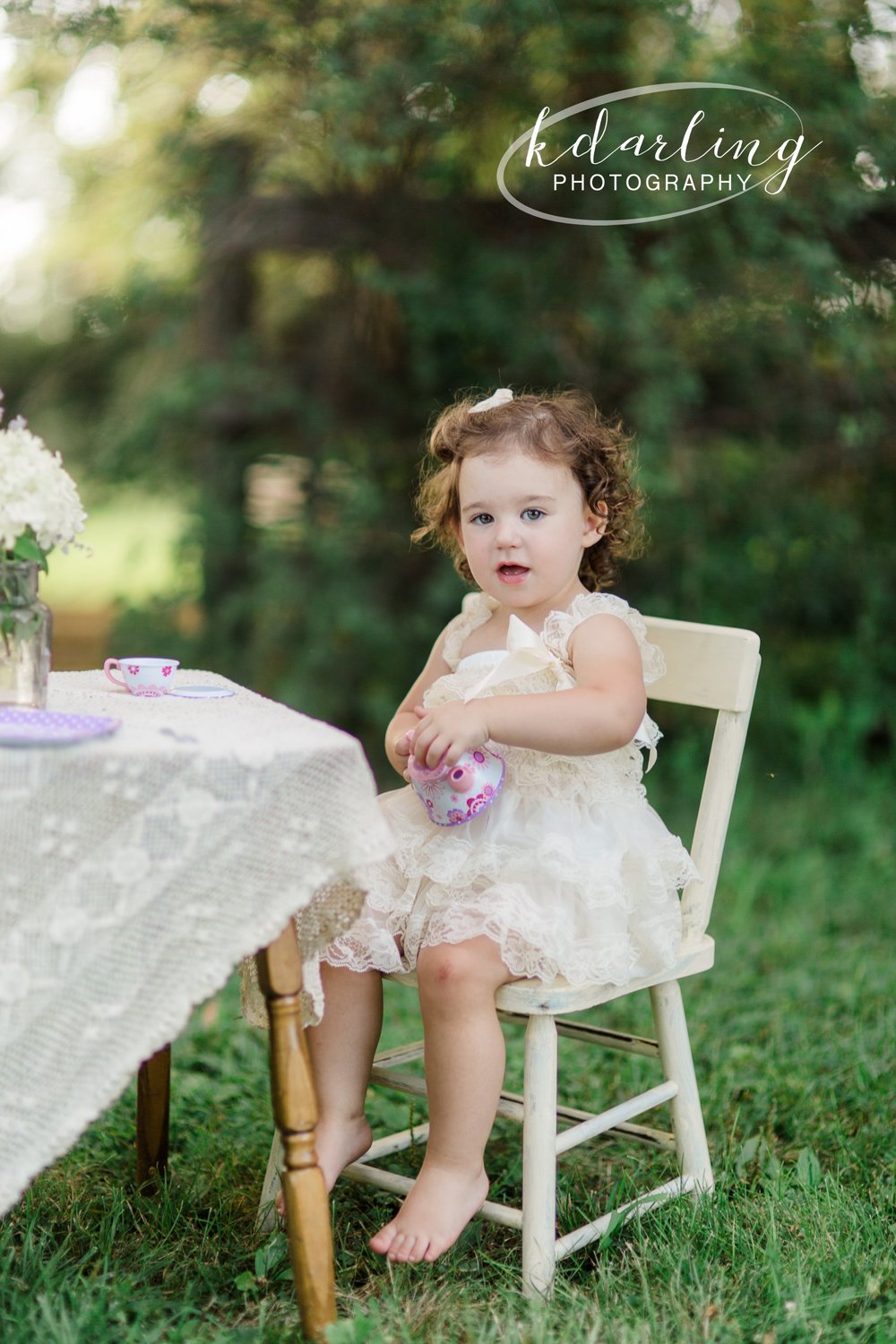 Tea for Two 2nd birthday photo session