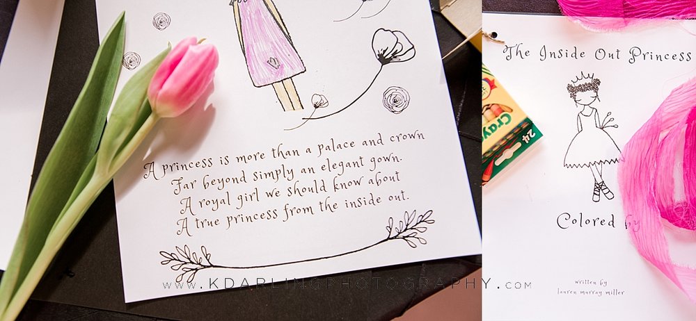 Princess day coloring book at pear tree estate