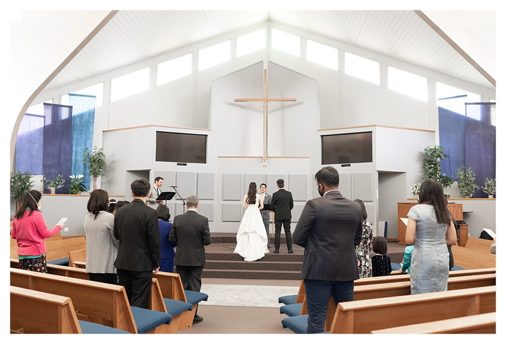 Wedding at Twin City Bible Church in Urbana