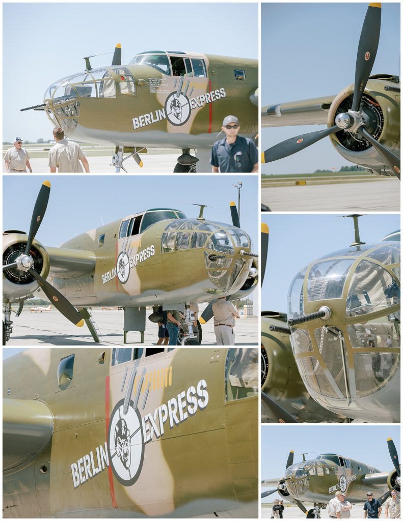 Fully restored b-25 bomber